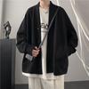 Spring Men's Casual Solid Color Knitted Cardigan