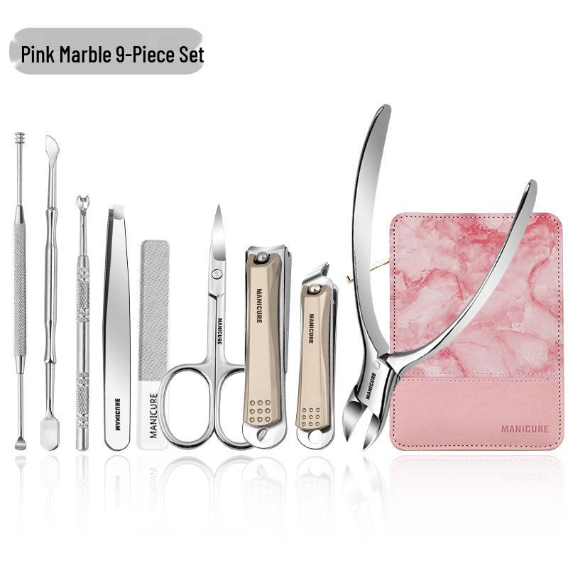 Professionelles Maniküre-Geschenkset: Nagelknipser, Eingewachsene Nagelknipser, Nagelscheren & Werkzeuge