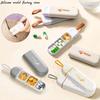 SW Mini Portable Pill Case 3 Grids Small Pills Box Travel Daily Medicine Container Vitamin Fish Oils Pill Packaging Storage Box