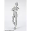 S.H.Figuarts Body-chan -Sports- Edition DX SET (Gray Color Ver.) Approx. 135mm PVC&ABS Painted Movable Figure