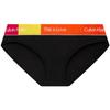 Rainbow Collection SS23 Logo Embroidered Mid-Rise Sexy Triangle Briefs Women Underwear Space-Black QF7256AD-UB1