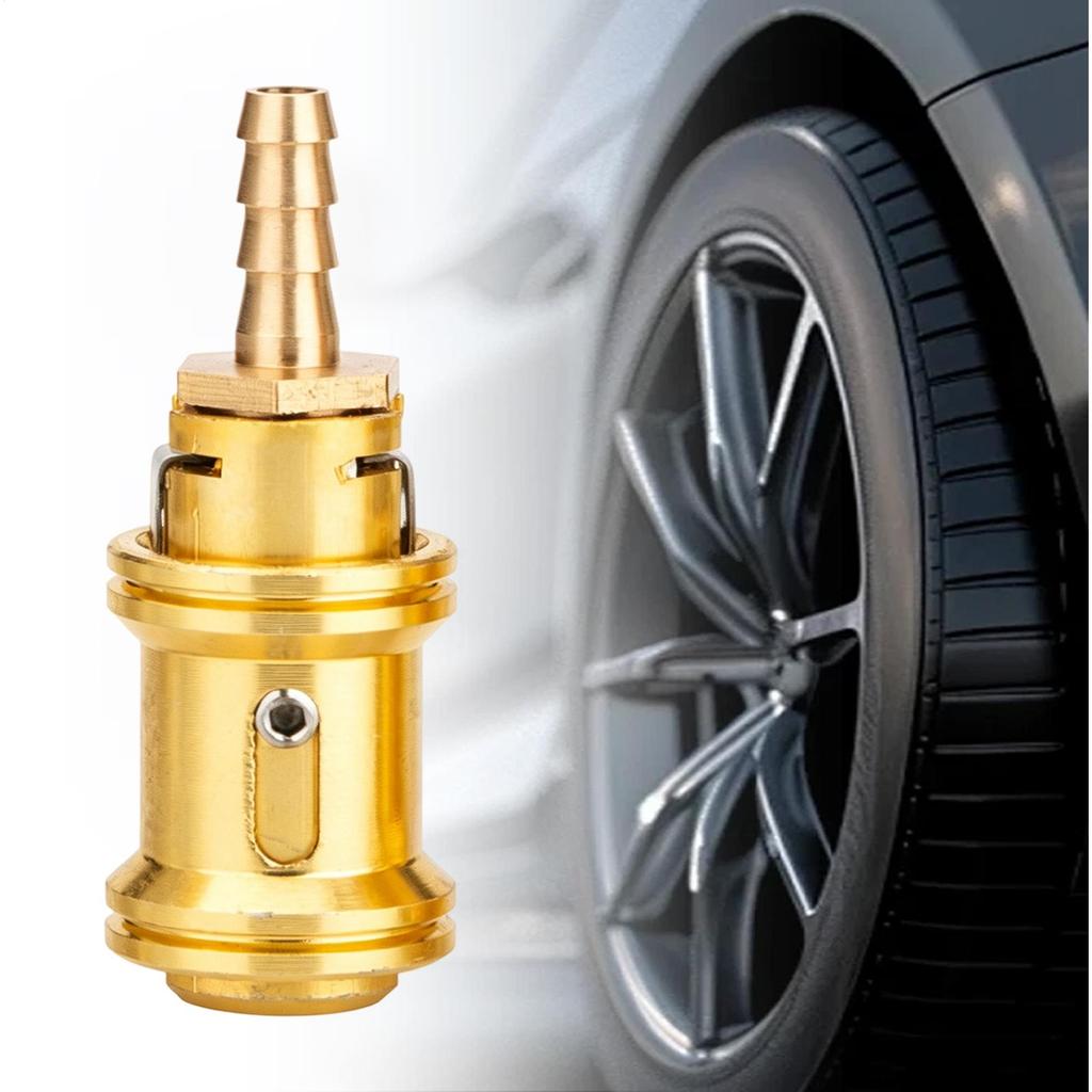 Air Pump Tire Connector Leak-Proof Easy Maintenance Air Pump Replacement Nozzles For Vehicles Trailer RV Sedan Pickup Motorcycle