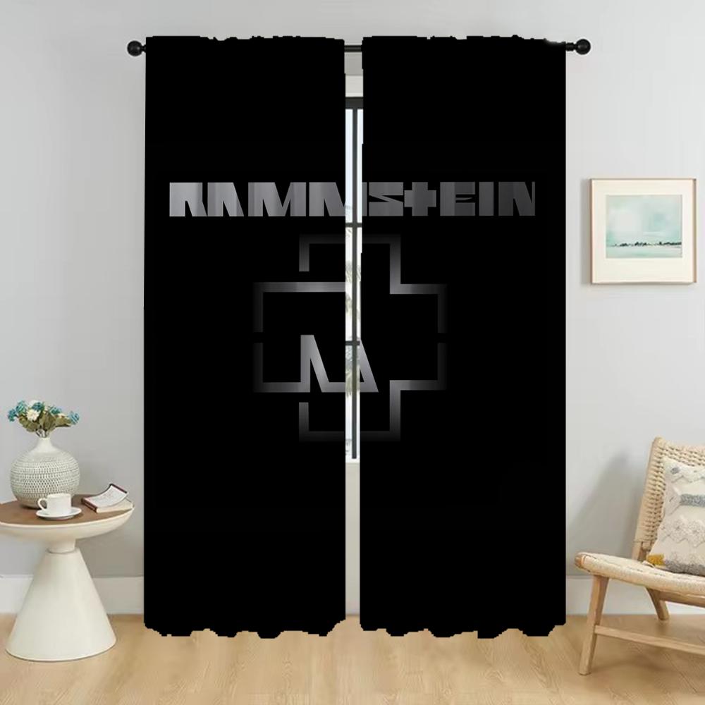 

Rock-rammsteines Антимоскітні штори для штор для фотоапаратів Тюль для дитячої кімнати для спальні Штори для вікон Хеллоуїн W50xH70cmx2pcs-CL