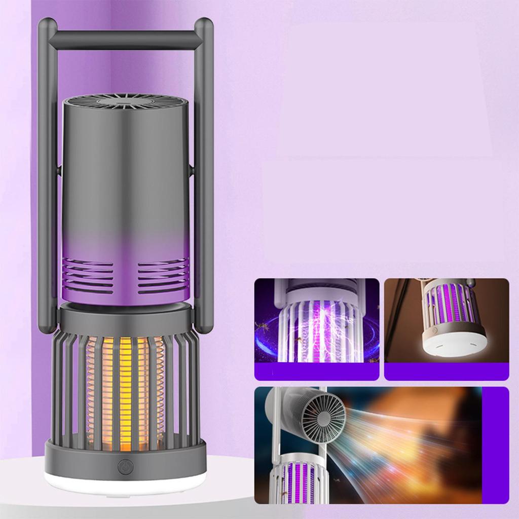 Camping Fan Mosquito Killer Household Night Light Mosquito Repellent Camping Light Outdoor Electric Shock Mosquito Killer