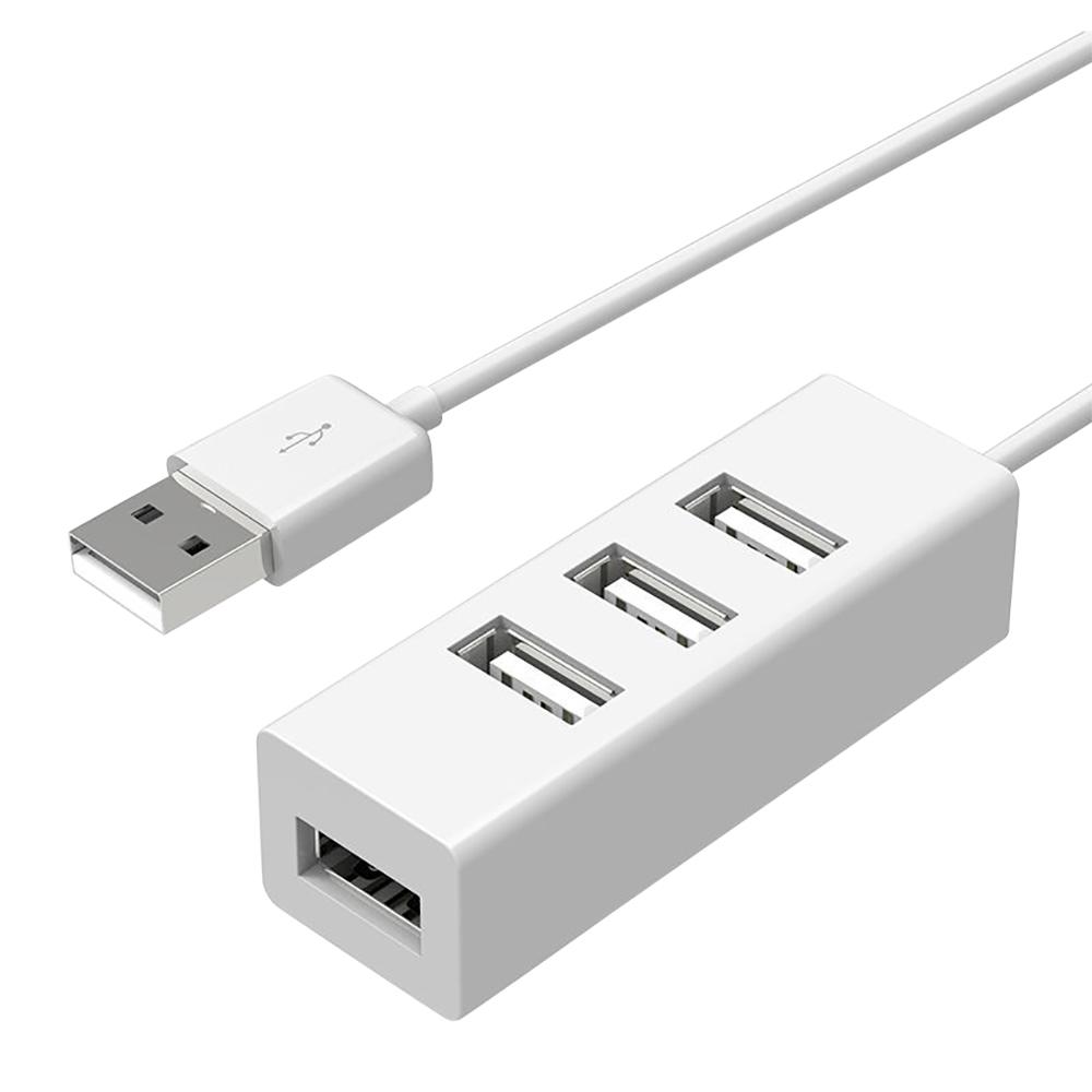 USB 2.0 Hub USB Hub 2.0 Multi USB Splitter Power Adapter High Speed 4 Port All In One For PC Windows Computer Accessories