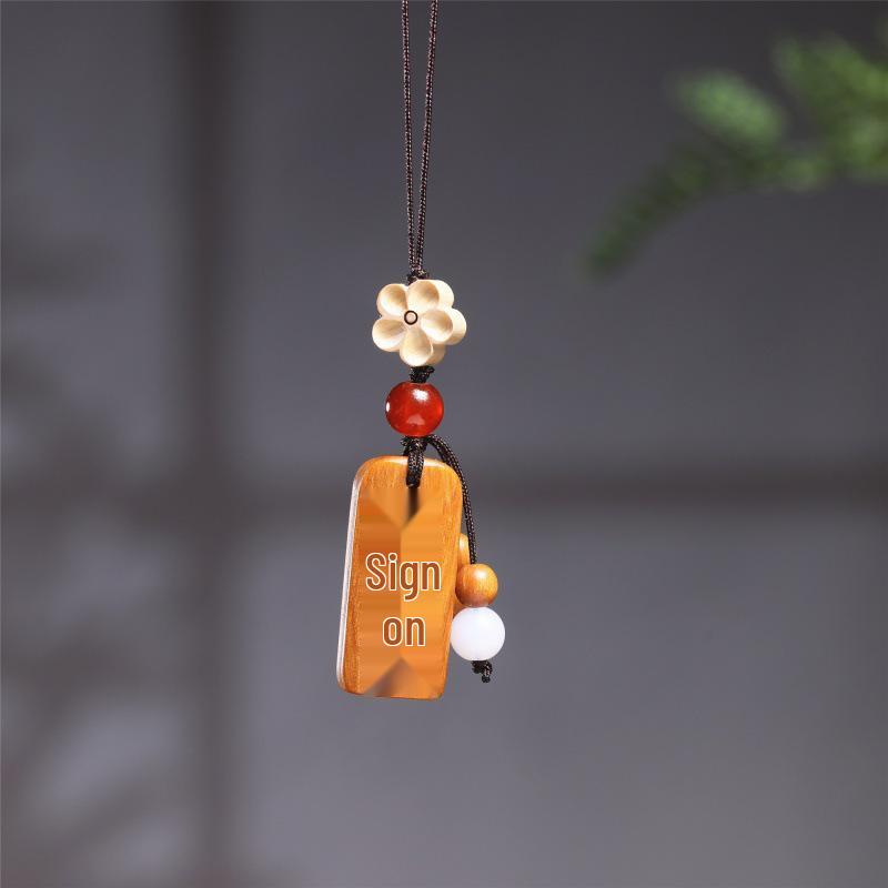 Rosewood DIY Shangshangqian Mobile Phone Pendant Accessory - Creative Gift