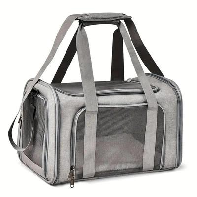 Portable Foldable Pet Backpack: Breathable Cat & Small Dog Carrier