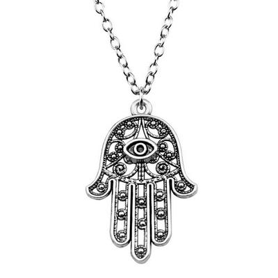 Chaîne Collier Longueur 45cm Ou 70cm Main de Fatima Œil d'Horus Bijoux pour Enfants Matériaux QN035