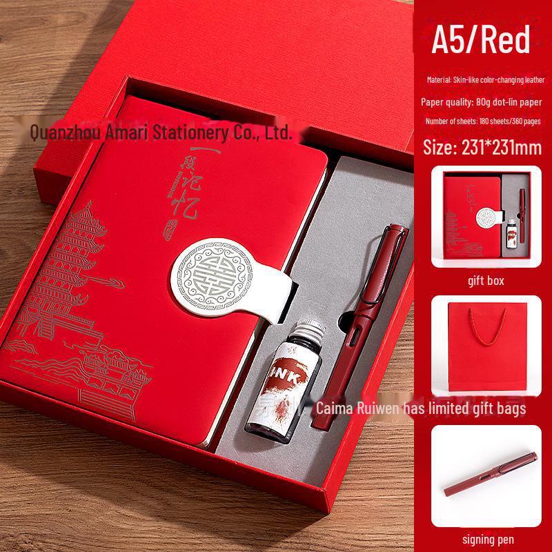 Luxusní kožený A5 obchodní zápisník: Silný, Elegantní Diář pro Profesionály a Studenty