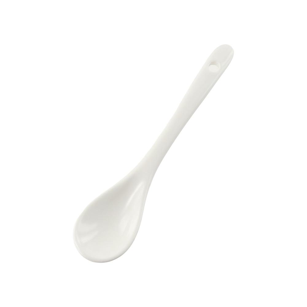 White Stirring Spoon Ceramic Seasoning Spoon Kitchen Tools Coffee Spoon Sugar Dessert