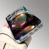 Fantasy Glowing Tree Tempered Glass Phone Case For iPhone 17 16 15 14 13 Pro Max Plus Electroplated Frame Shockproof Hard Cover