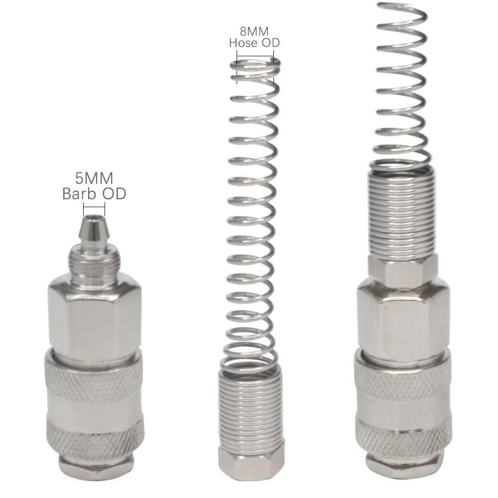 1Pcs with Protective Spring Pneumatic Quick Coupling Iron Plated Nickel SP PP 20 30 40 Air Hose Connector Standard EU