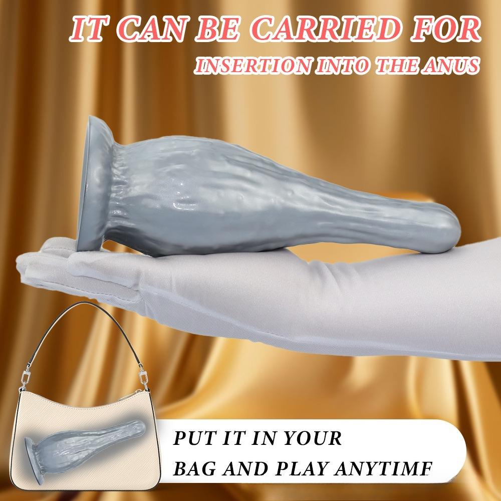 Silicone Penis Anal Plug SM Rear End Toy Male Female Adult Intimate Anal Play