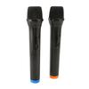 2pcs Wireless Microphone USB Dynamic Cordless Microphone Portable Handheld Microphone for Karaoke Si