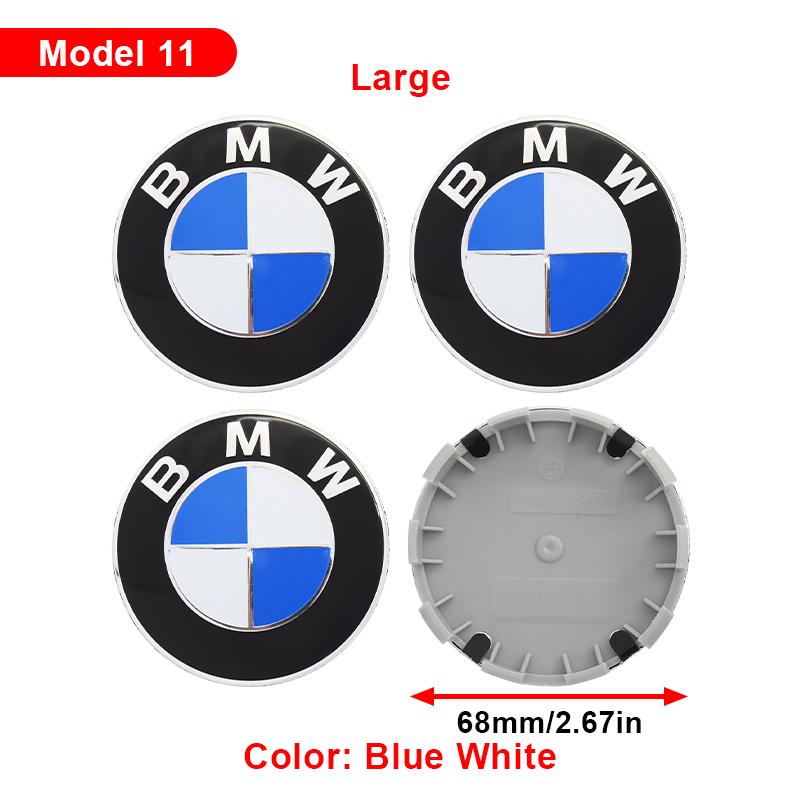 4Pcs 56mm 68mm Car Hub Cap Wheel Center Cap Emblem Badge Accessories For BMW G08 F15 F16 G20 E34 F94 F95 G30 G11 E46 F30 F40 F10