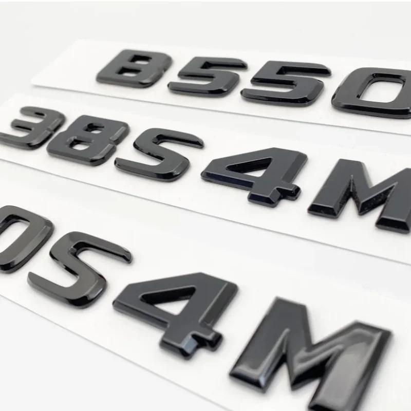 CXAFM1 Silver Black 50S4M 38S4M 40S 60S B550 850S B50 ABS Emblem for Mercedes Benz Brabus S W221 W222 W223 Car Trunk Badge Logo Sticker