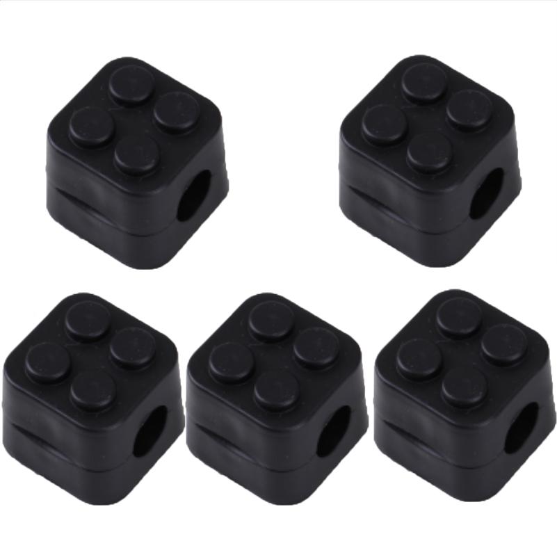 5PCS Building Block Cable Organizer Self-adhesive Cables Clips for Charging Cable Earphone Magnetic Cable Holder Wire Keeper