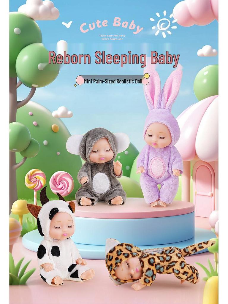Cross-border Reborn Doll: Sleeping Princess BJD Miniature Toy with Gift Box