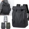 Schoolbag New Men's Casual Business Backpack Large Capacity Short Trip Backpack Daily Commuter Computer Bag