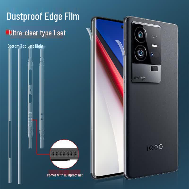 iQOO 12 Frosted Anti-Drop Frame Protector Film