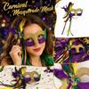 Masquerade and Hat Set for Party Decor - 3 Colors A
