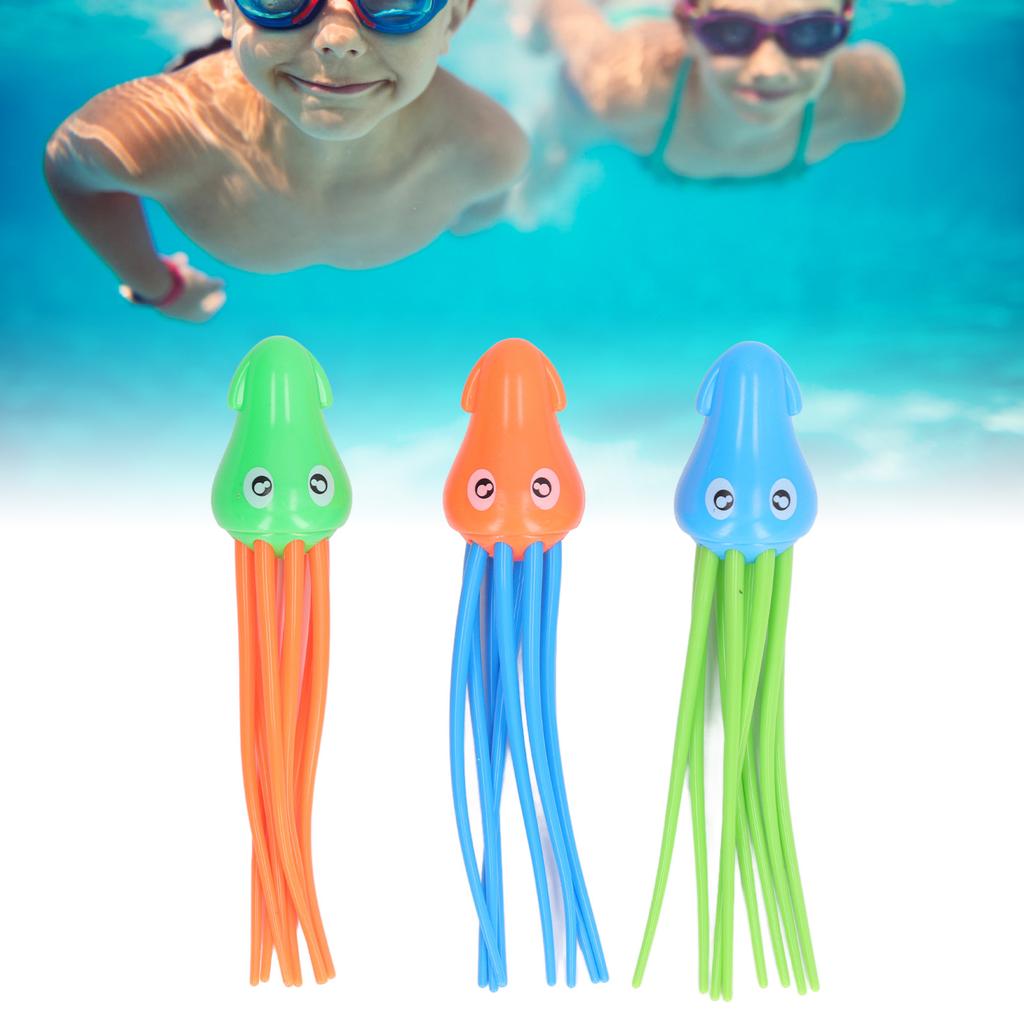 3 Stück Quallen Schwimmbadspielzeug Kinder Tauchspiele Unterwasser Quallen Schwimmtrainingsspielzeug