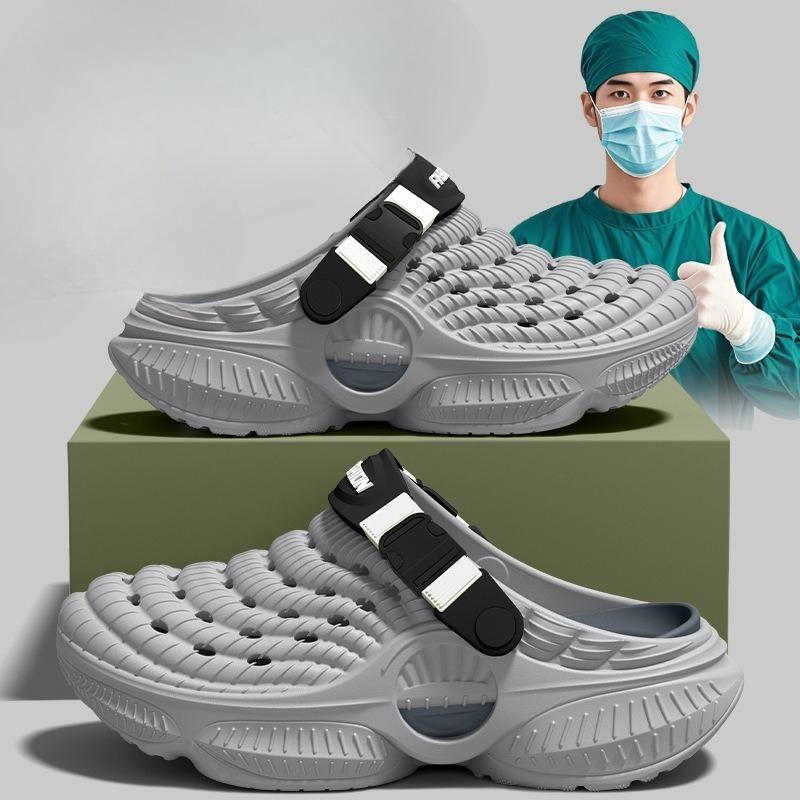 OP-Schuhe, Crocs, Rutschfeste und geruchshemmende Oberbekleidung für Krankenschwestern, Strand-Zehensandalen