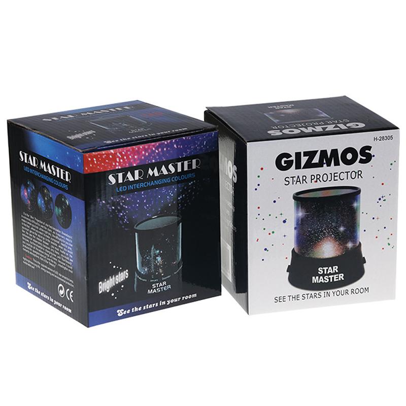 Hvězdný projektor noční světlo Domácí dekorace Romantická rekvizita do ložnice