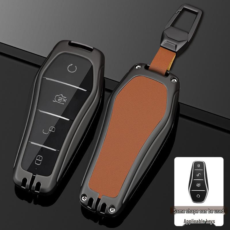 BYD Key Case: Compatible with Song QinPLUS/dmi, Dolphin E2, Tang Han EV, E3, Destroyer 05 - Full Coverage Shell