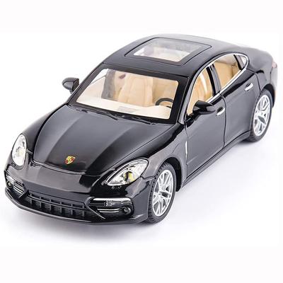1/24 Ölçekli Panamera Model Araba Oyuncağı, Çinko Alaşımlı Ses ve Işıklı Geri Çekilebilir Oyuncak Araba Çocuk Erkek Kız Hediyesi