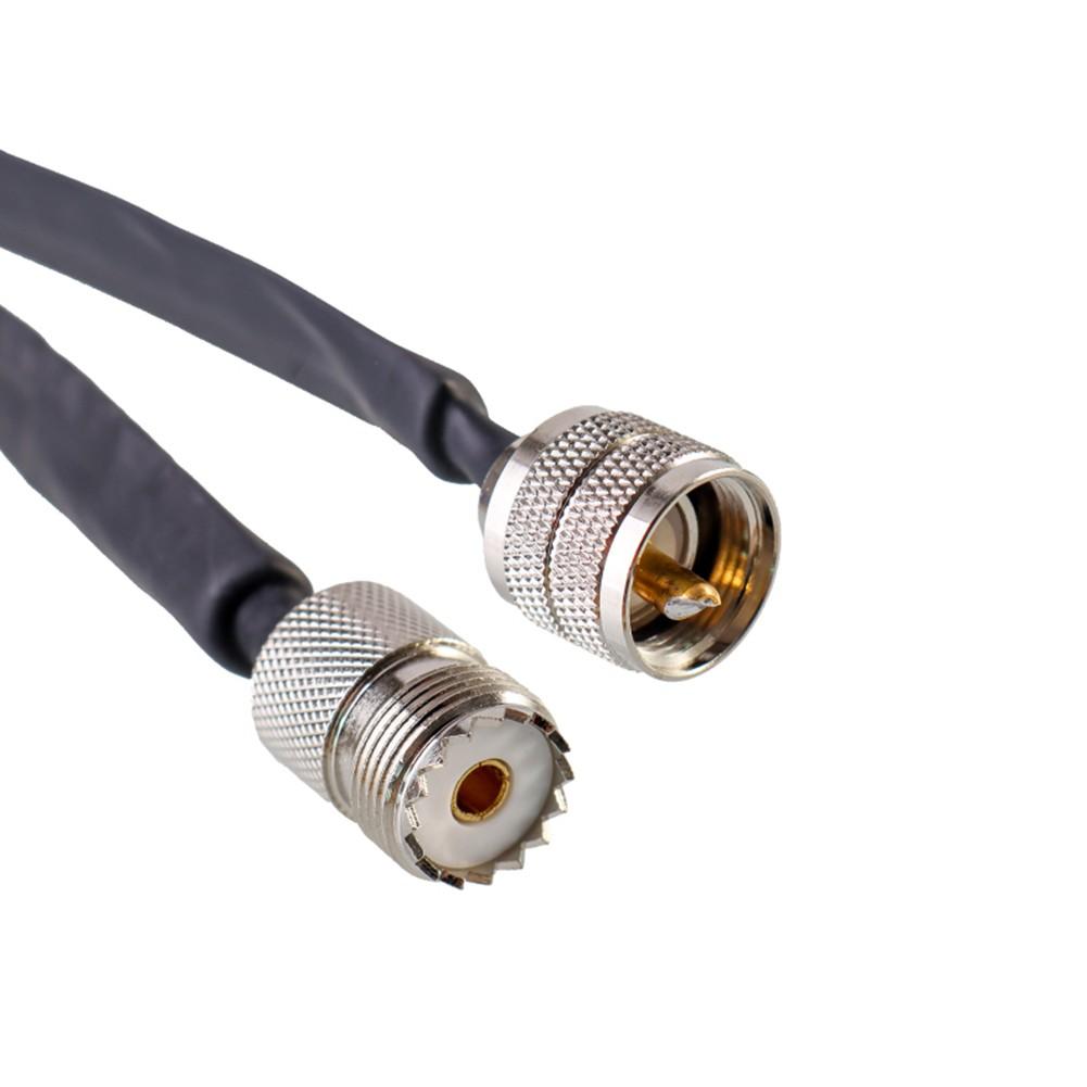 RG58 Kabel PL259 UHF Stecker auf UHF Buchse SO239 Kabel PL-259 auf SO239 HF Koaxial