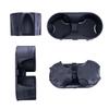 Porte-gobelet de console avant Matériau ABS Compatible avec le modèle 2007-2010 Jeep Wrangler Numéro de modèle AW-CH0001 Noir