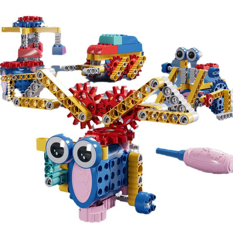 Large Electric Particle Building Blocks: Educational Handmade Toys for Primary Students' Robot Mechanism Training.