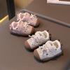 Autumn Infant Soft Sole Walking Shoes with Bowknot - Korean Style Anti-slip Sneakers for Baby Girls