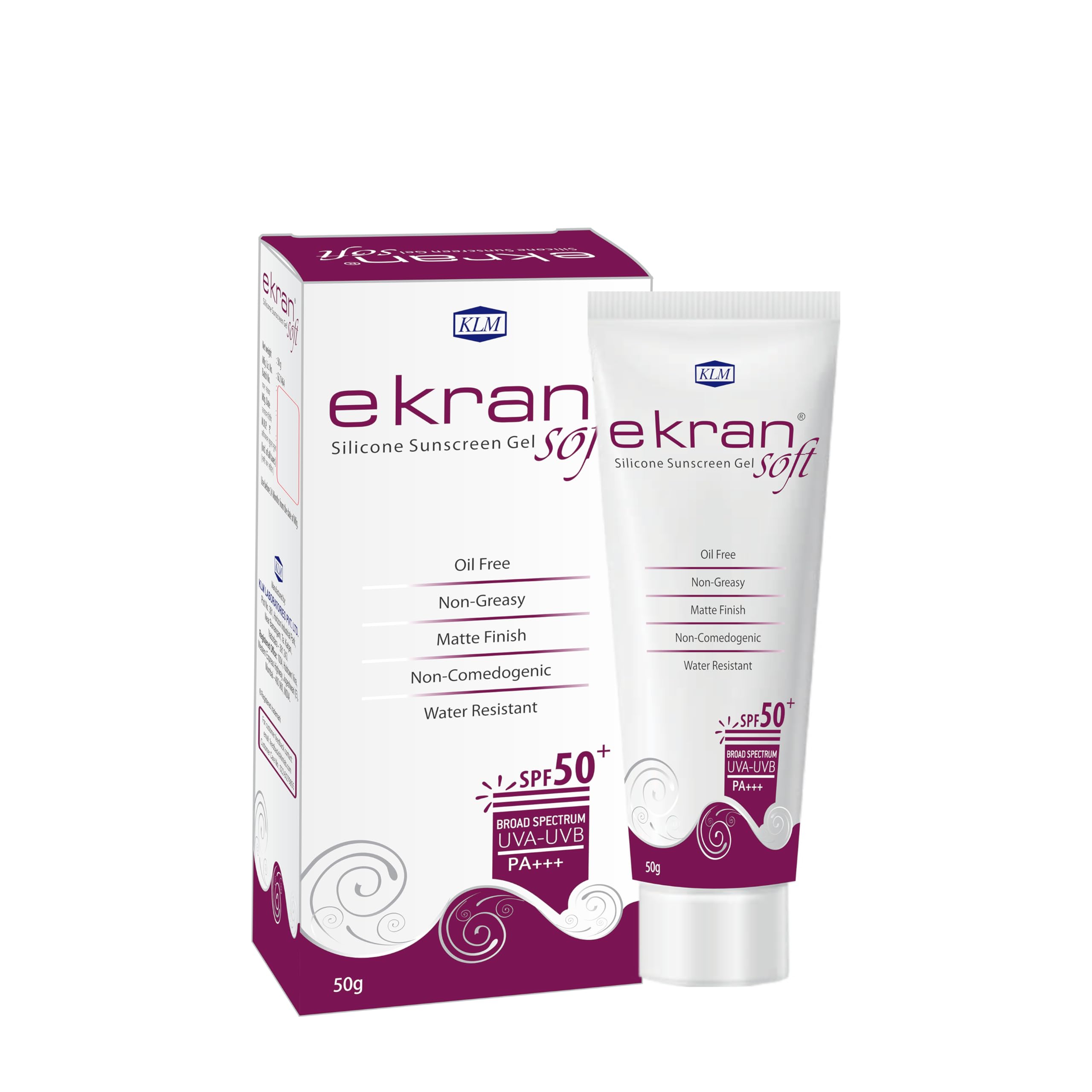 

Ekran Soft SPF 50+ Silicone Sunscreen SPF 50 | 50g Anhydrous Sunscreen for Oily Skin Women & Men | Non-Greasy & Water-Resistant | UVA-UVB Protect