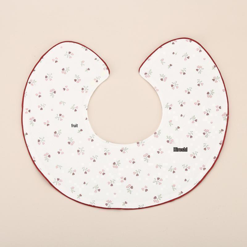 K**Y 360° Korean Style Baby Bibs: Pure Cotton, Class A, Trimmed Bibs for Children