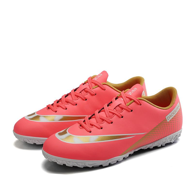 Large size football shoes men's high-top teenage students game training shoes artificial grass long broken nail sports shoes