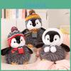 Plush Penguin Toy For Kids Kids Girls With Winter Hat And Scarf Gift Idea
