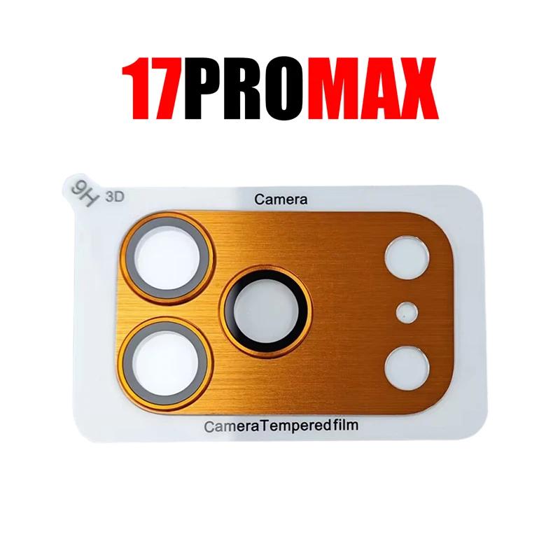 1Pc Protective Film For iPhone 17 Pro Max For iPhone 17 Pro Full Coverage Ultra-Thin Camera Lens Protector Metal Frame 2026 New