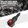 A ABSOPRO Car Fuel Line Hose Quick Release Connector Straight 5/16" 7.89mm SAE to