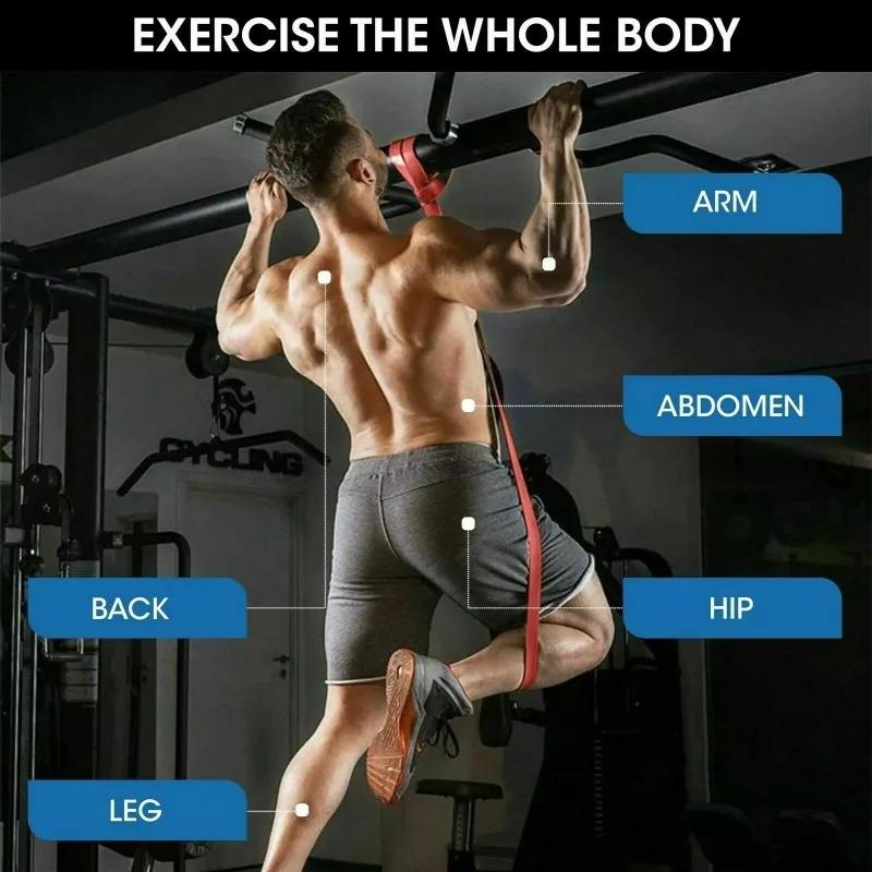 Resistance Bands Set for Home Gym Yoga Exercise Bodybuilding Power Pull Up Assist Elastic Band Sports Fitness Accessories