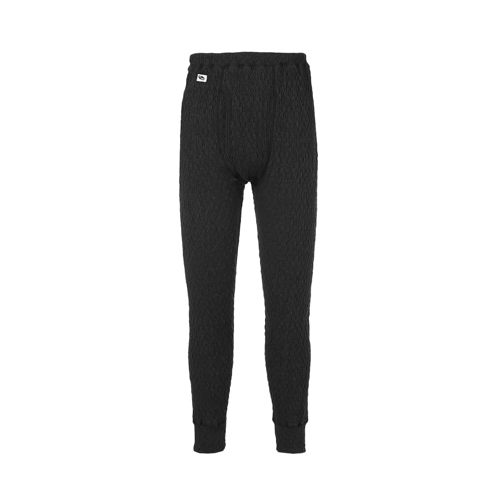 Hidamari Everest Tights Warm Size LL Dark Black Men's (Front Opening), Underwear, Sapium, Triple-Layer Construction, (XL), [EVNS963-DBK]