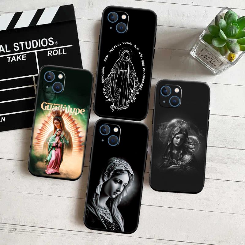 BH47 Virgen Maria Phone Case for Samsung Galaxy S20 S21 S22 Ultra FE + Plus A21S A22 A24 A25 A26 A30 A30S A31