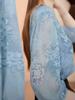 2026 Spring/Summer Women's Long Sleeve Lace Chiffon Shirt - Elegant and Slimming Design