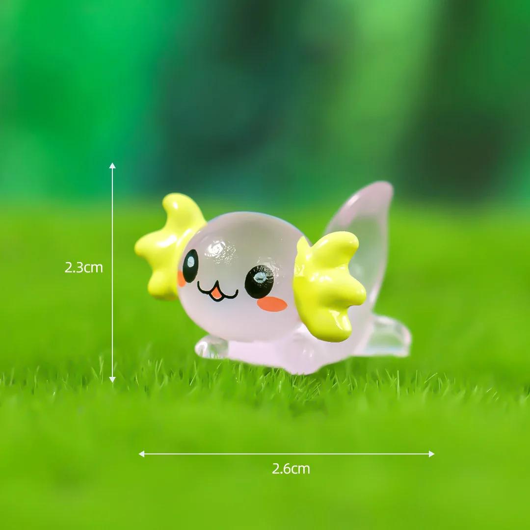 

Simulation 3D Axolotl Fish Resin Charms Solid Color Kawaii Cartoon Earring Keychain Pendant Marine Animal Jewelry Diy