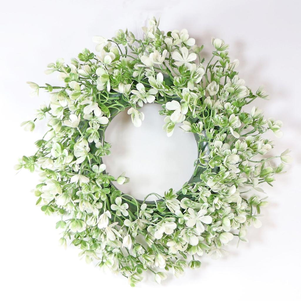Nordic Style Simple Door Decoration Wreath Eucalyptus Fake Flower Simulation Wreath Holiday Party Special Decoration