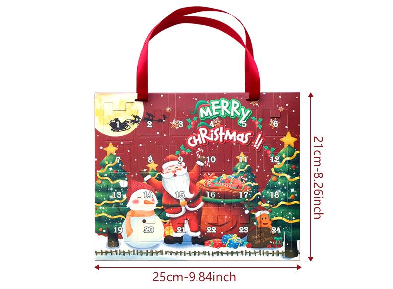 Christmas Countdown Calendar: DIY Bracelet Blind Box with 24 Grids - Creative Educational Puzzle Gift for Kids