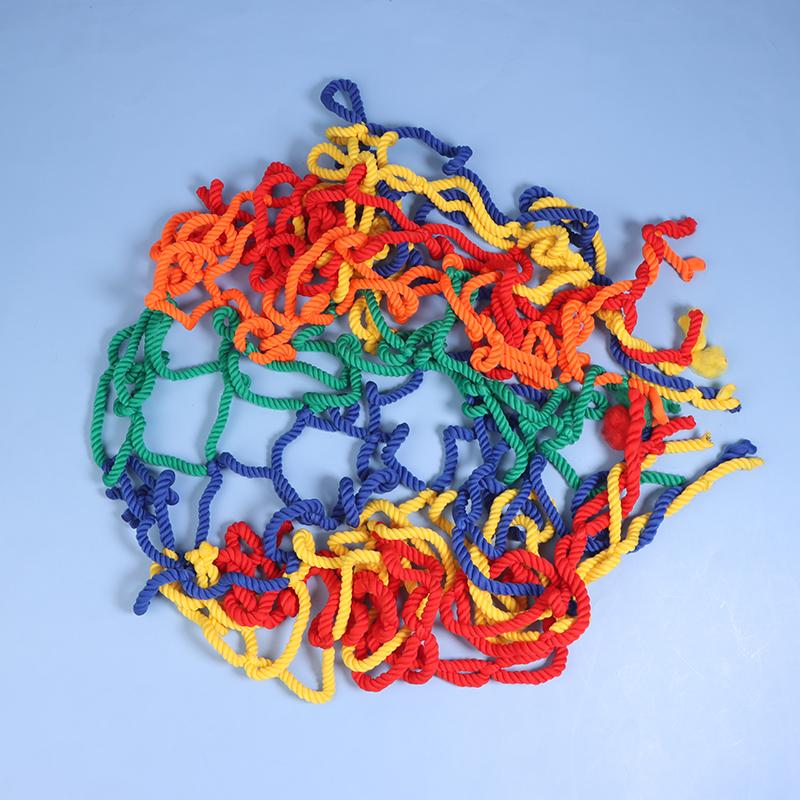 Kleurrijk Kinderveiligheidsnet Valnet Trappen Huis Balkon Leuning Kinderen Huisdier Veiligheidshek Net Nylon Touw Raster Beschermnet
