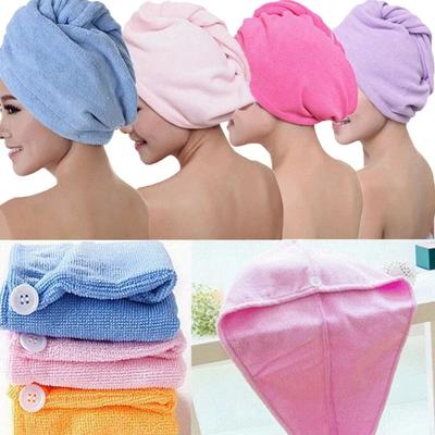 Absorbent Soft Towel Cap for Women, Shower Hat Head Bonnets, Swimming Towel Rapid Fast Drying Hair Turban Wrap