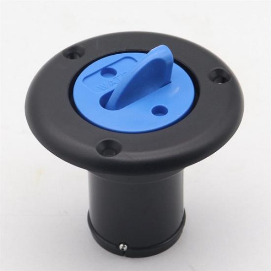 Marine Deck Water Filler Fitting Cover Hatch Inlet w/ Tether Cap For Boat Yacht